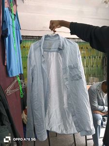 H&amp;M Light Blue Button-Down Shirt