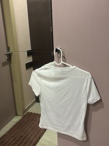 White H&amp;M Basic T-Shirt