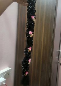 Hair Braid with Flowers
