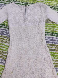 White Kurti
