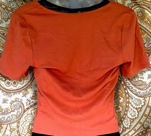 Forever 21 Ribbed Top - L