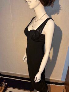 Elegant Black Midi Dress