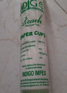 Tea cups -87 pieces-white thermocol