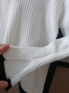 Elegant White Knit Top