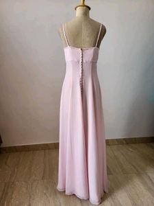 Elegant Pink Maxi Dress