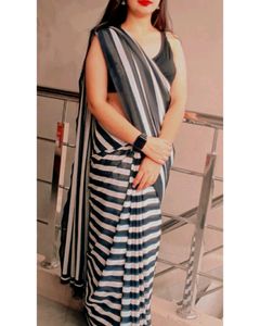 GEORGET BOLLIWOOD PRINT SAREE