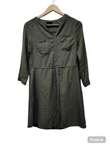 Olive Green Shirt Dress