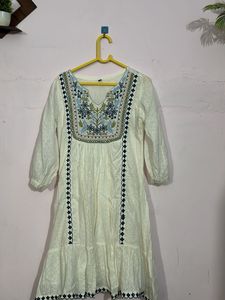 Embroidered Casual Dress