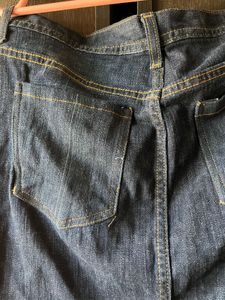 Mini denim skirt
