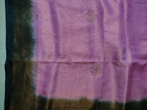 Elegant Pink Silk Saree