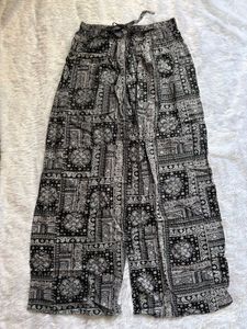 Patterned Casual Pants