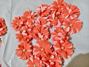 Craft Fabric Flowers 16 pcs
