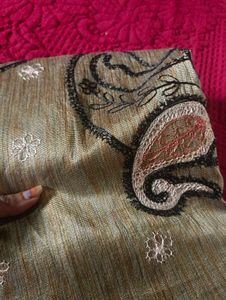 Embroidery Jute Saree