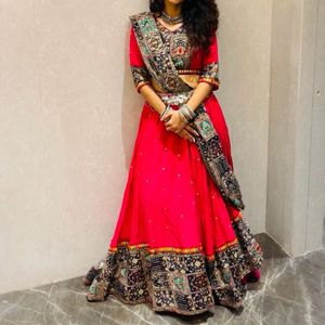 Pink Chaniya Choli Set | Garba | Navratri