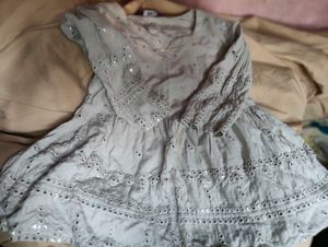 Eyelet Embroidered Peplum