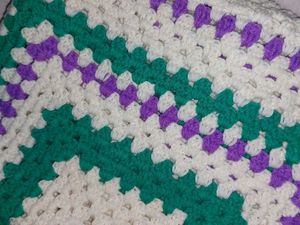 Handmade Crochet Granny Square Cardigan