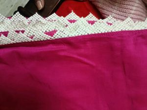 pink ready to wear saree