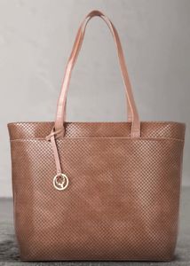 Allen Solly Brown Textured Shoulder Bag