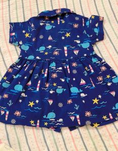 Cute Nautical Baby Dress