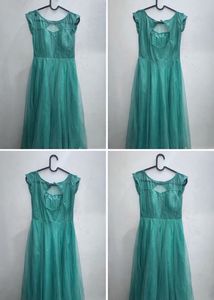 Green Maxi Party Dress