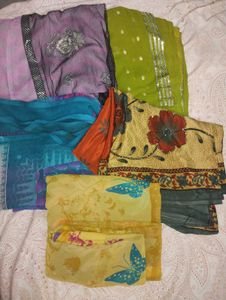 5 Dailywear Sari Combo