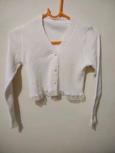 Cute White Crop Top