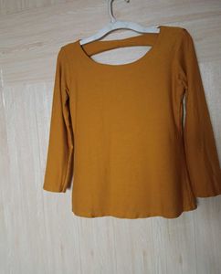 Mustard Yellow Top For Women