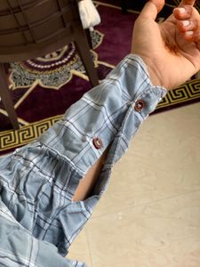 Grey Checkered Shirt Dress | Casual &amp; Comfortable