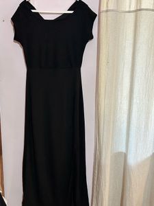 Black Maxi Dress With Slit