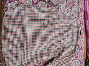 Basics Slim Fit Checkered Shirt - Small