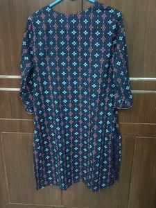 Women&#39;s Navy Blue Kurta Set