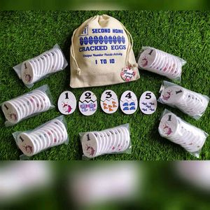 Price reduced CRACKER EGGS Number Puzzle