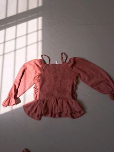 Peachy Pink Breezy Top