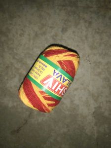 Craft Yarn: Red & Yellow