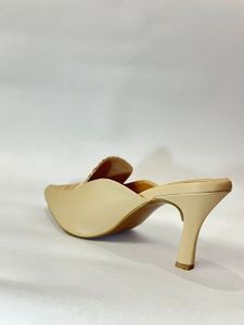 Beige Pointed Heels