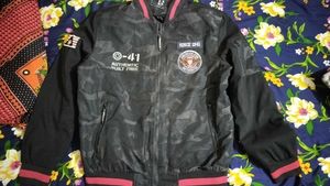 Stylish Camo Bomber Jacket