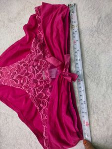 Pink Lace Detail 💚Panties