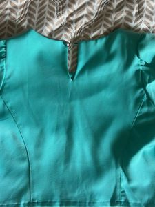 Cute Teal Crop Top