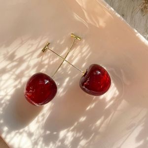 Korean Imported Cute Cherry &amp; Heart Earrings