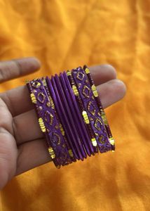 Purple Bangles Set