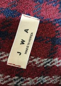 baggy Plaid korean style