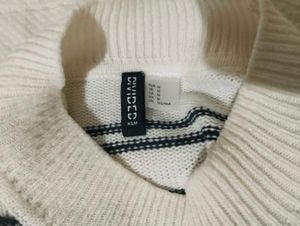 Striped H&amp;M Knit Sweater for women