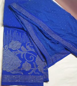 Royal Blue Dress Material
