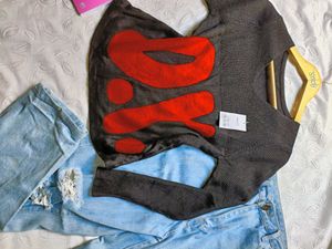 D.Y. Graphic Knit Sweater Or Pullover
