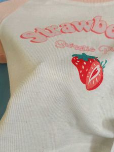 Strawberry Sweetie Pie Crop Top