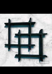 Unique Wooden Wall Shelf