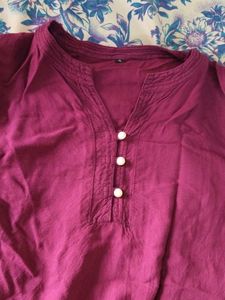 Purple Long Sleeve Top