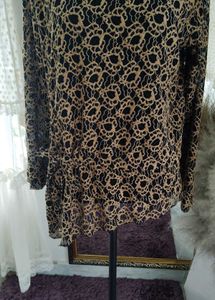 Elegant Lace Cowl Neck Top