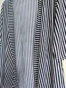 Black &amp; White Casual Open Front Shrug