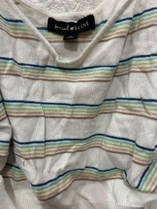 Striped Cami crop top